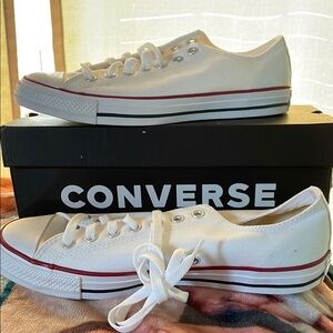 Converse White Low-Top Sneakers